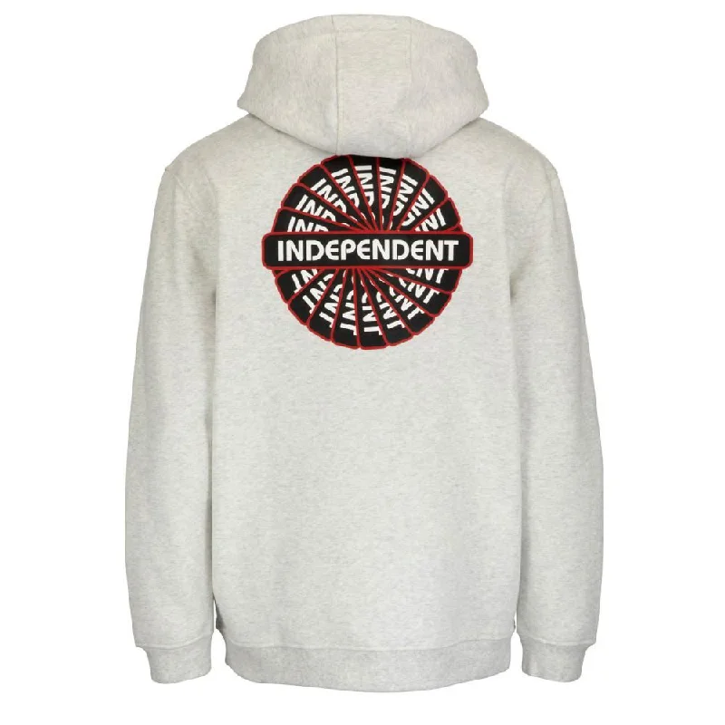 Hoodie for Company Events-Independent Hood Groundwork Revolve Hood - Athletic Heather