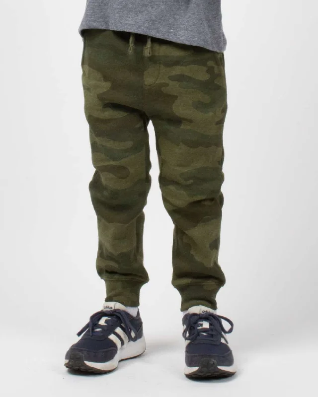 Independent Trading Co PRM11PNT Toddler Lightweight Special Blend Sweatpants - Forest Camo Heather