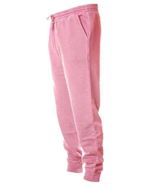 Independent Trading Co PRM50PTPD Pigment-Dyed Fleece Pants - Pigment Pink