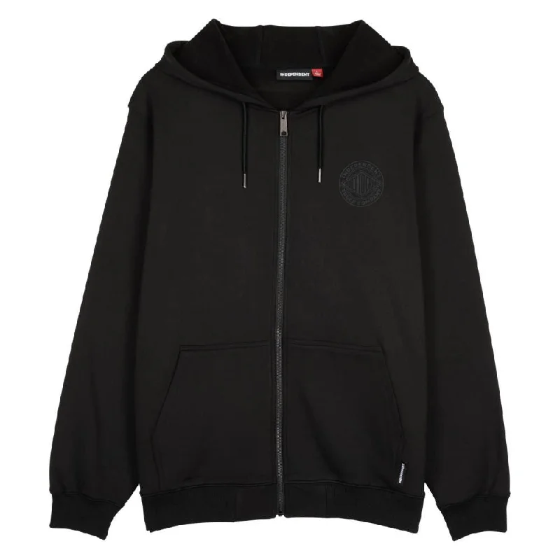 Personalized Hoodie-Independent Zip Hood Clipper - Black