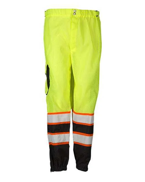 Kishigo 3118-3119 Premium Brilliant Series Mesh Pants - Lime