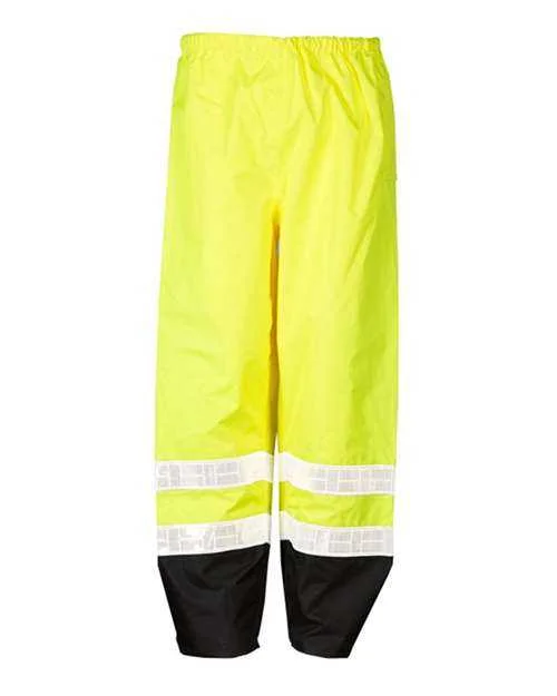 Kishigo RWP100-101 Storm Stopper Pro Raniwear Pants - Lime