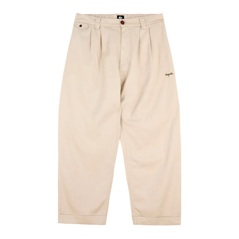 Magenta Corleone Chino Pants - Cement