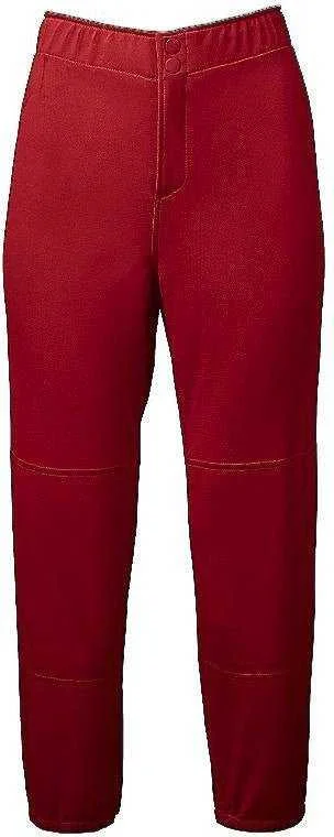 Mizuno Select Non-Belted Low Rise Fastpitch Pant - Red