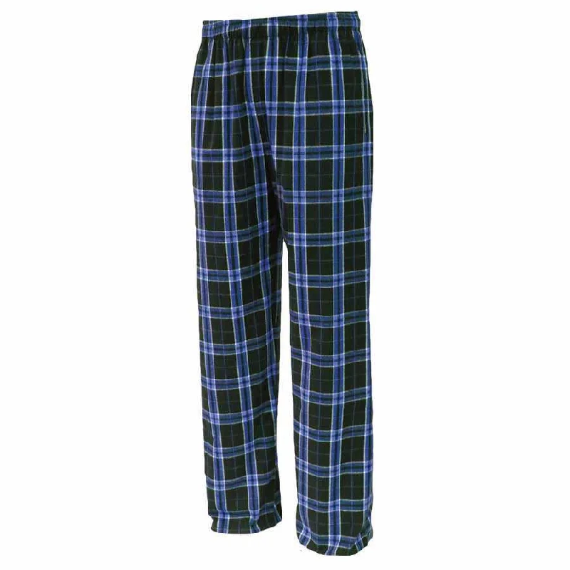 Pennant YFLNP Youth Flannel Plaid Pant - Black Royal