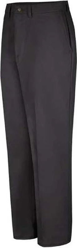 Red Kap PC44 Plain Front Casual Cotton Pants - Black - 30I