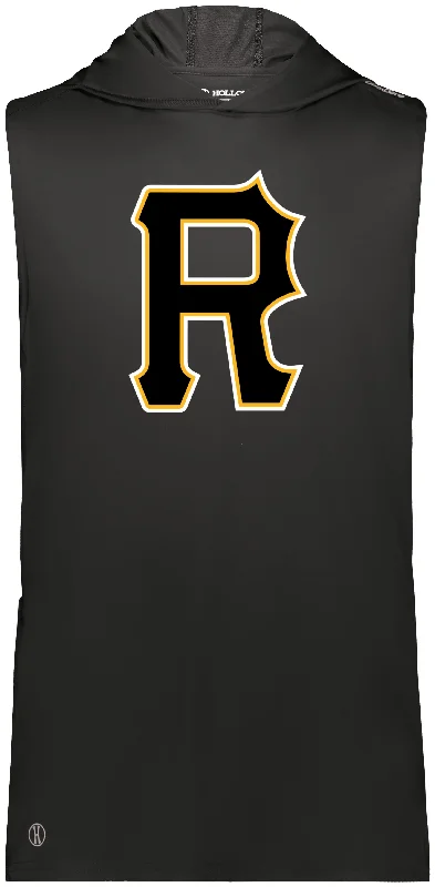 Hoodie for Outdoor Workouts-RoswellBSBL Pirates Sleeveless Hoodie Powered by Coolcore®