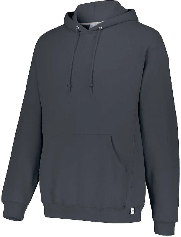 Slim Fit Hoodie-Russell 695HBM Dri-Power Fleece Hoodie - Black Heather