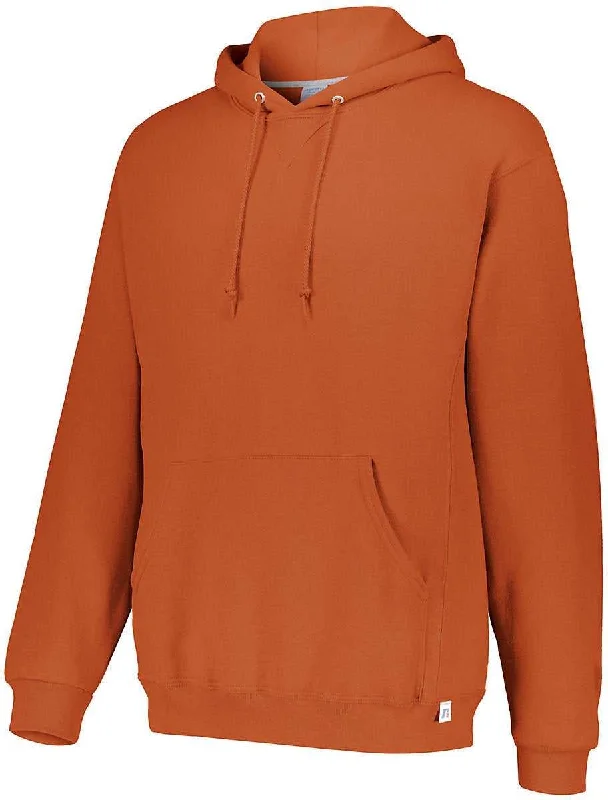 Fleece Hoodie-Russell 695HBM Dri-Power Fleece Hoodie - Burnt Orange