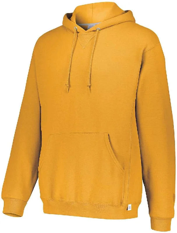 Hoodie for Cold Weather-Russell 695HBM Dri-Power Fleece Hoodie - Gold