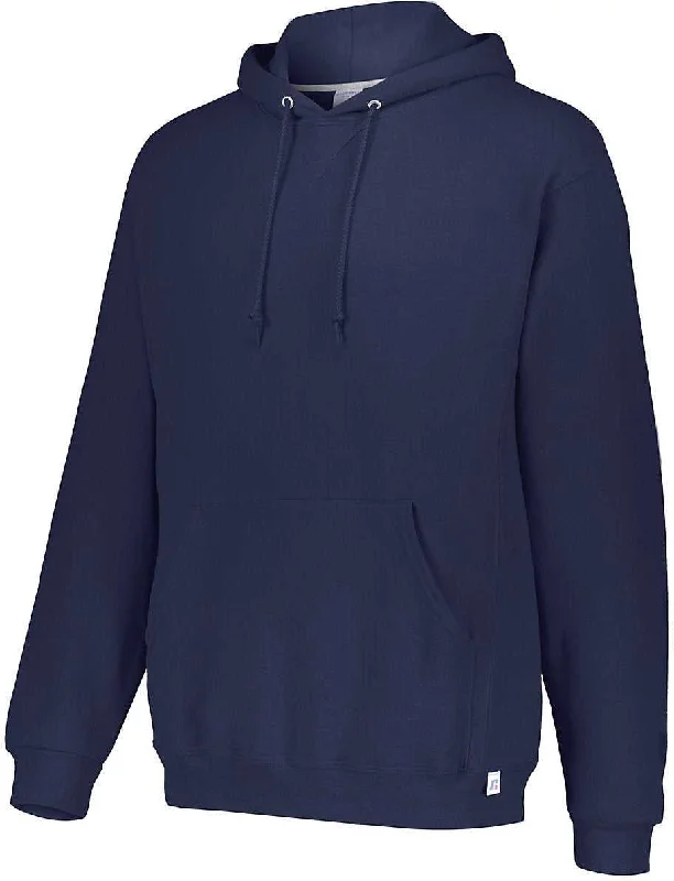 Hoodie for Spring-Russell 695HBM Dri-Power Fleece Hoodie - J.Navy