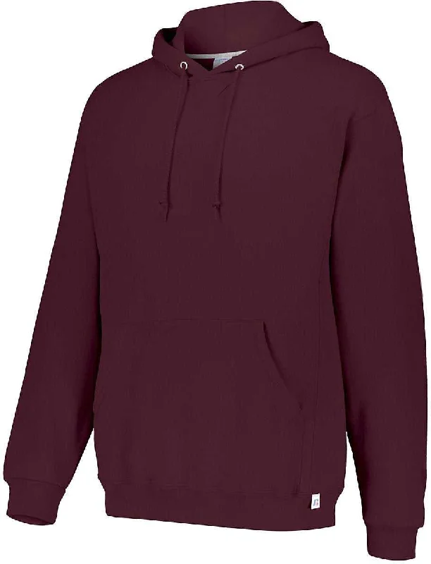 Hoodie for Fall-Russell 695HBM Dri-Power Fleece Hoodie - Maroon