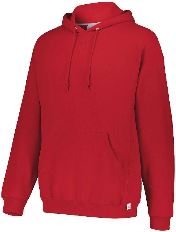 Hoodie for Everyday Use-Russell 695HBM Dri-Power Fleece Hoodie - True Red