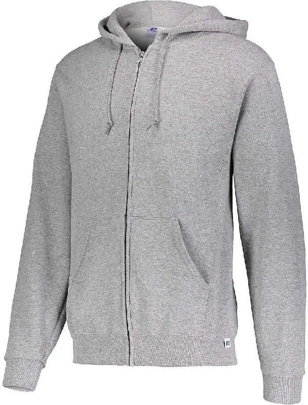 Hoodie for Sports Fans-Russell 697HBM Dri-Power Fleece Full-Zip Hoodie - Oxford