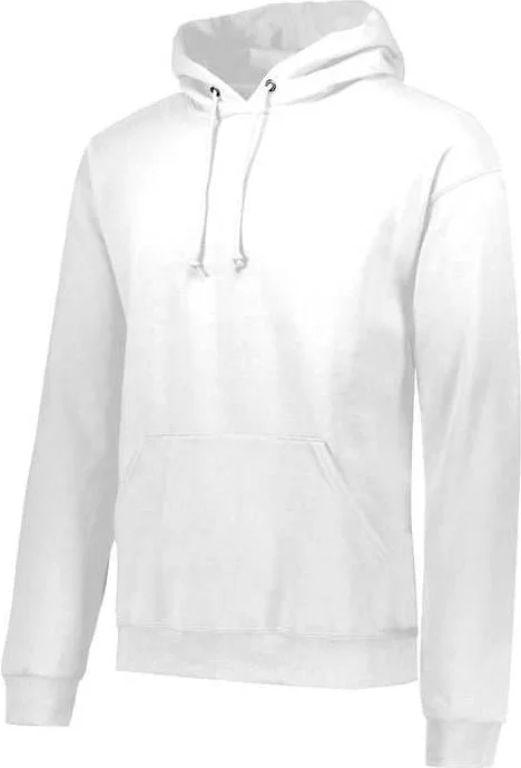 Hoodie for Winter Sports-Russell 996M Jerzees 50/50 Hoodie - White