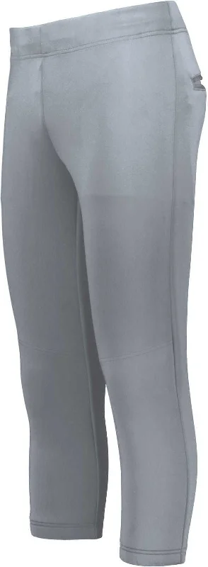 Russell R15Lsg Girls Flexstretch Softball Pant - Baseball Gray