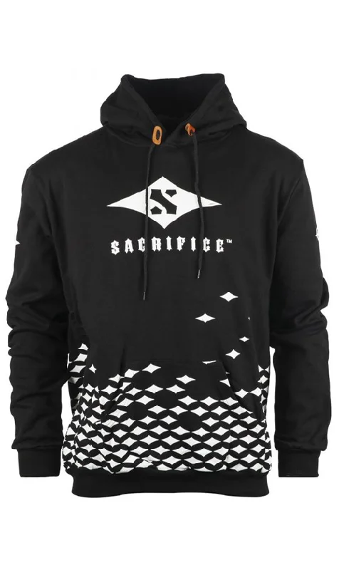 Family Matching Hoodie-Sacrifice Pull Over Hoodie Black