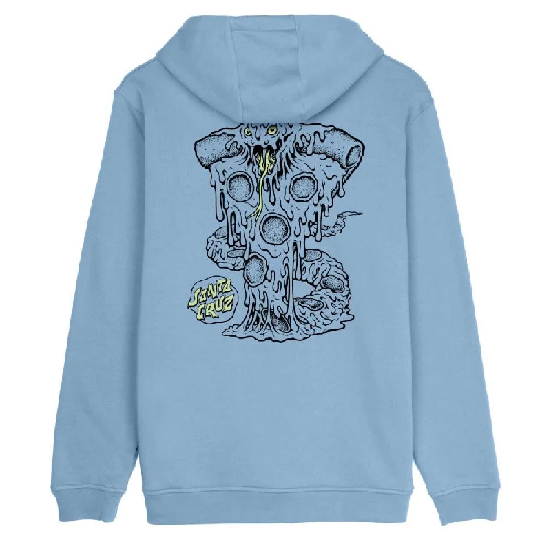 Personalized Family Hoodie-Santa Cruz Hood Braun Fever Dream - Crystal Blue