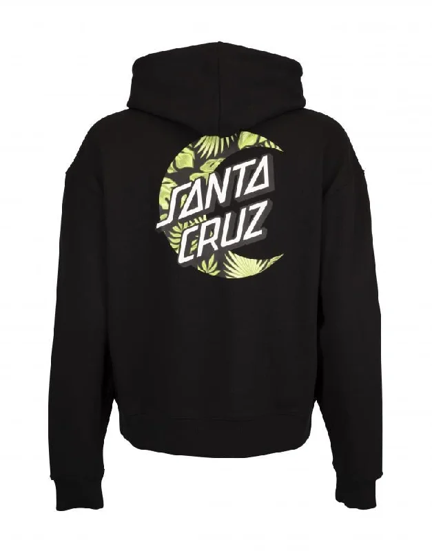 Unisex Hoodie-Santa Cruz Hood Cabana Moon Dot Hood - Black