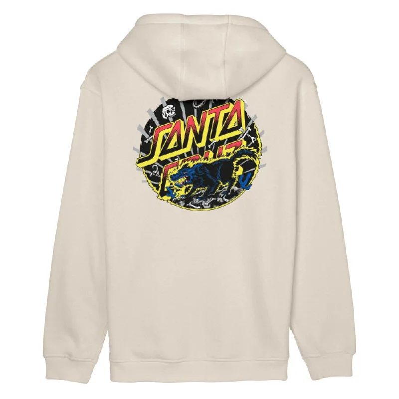 Custom Couple Hoodie-Santa Cruz Hood Kendall Wolf Dot - Chalk