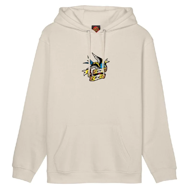 Minimalist Hoodie-Santa Cruz Hood Sommer Sparrow Front - Chalk