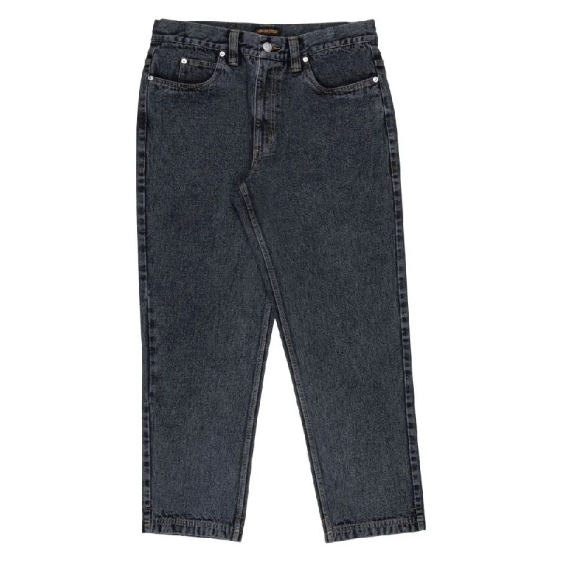 Santa Cruz Pant Factory Jean - Black Acid Wash