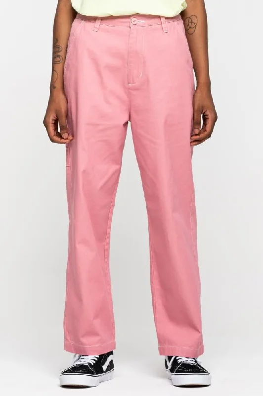 Santa Cruz Womens Pant Nolan Carpenter Pant - Pink / White