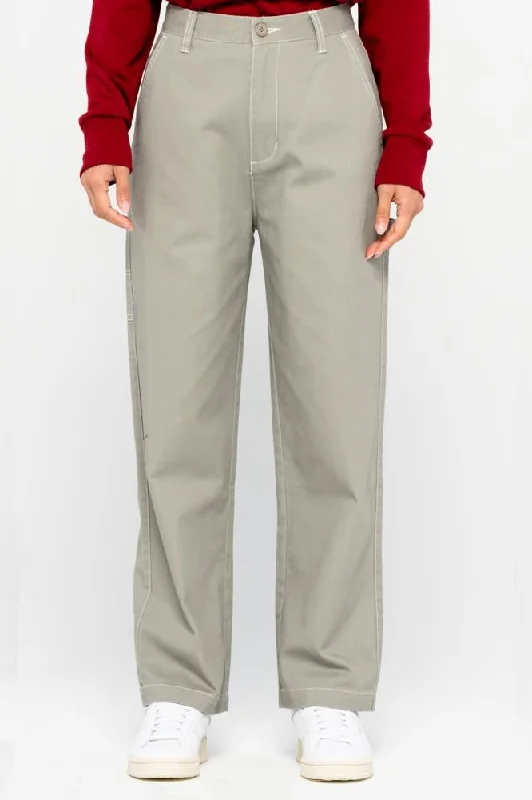 Santa Cruz Womens Pant Nolan Carpenter Pant - Silver / White