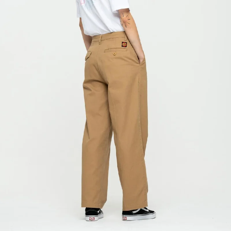 Santa Cruz Womens Pant Nolan Chino - Camel