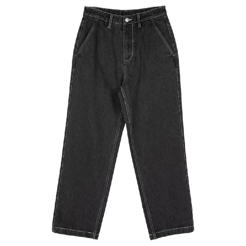 Santa Cruz Womens Pant Nolan Slouch - Black Wash Denim