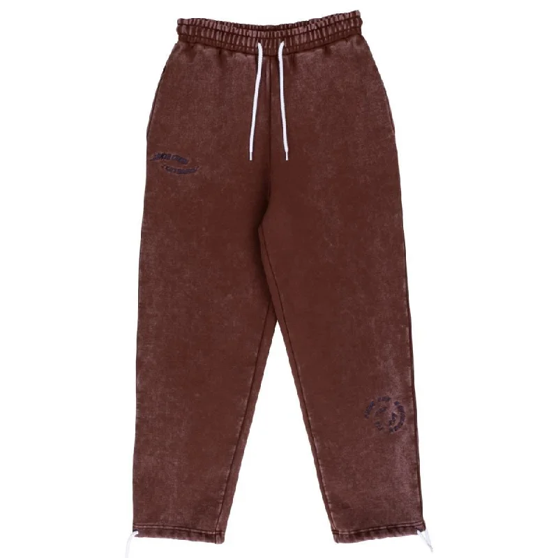 Santa Cruz Womens Pant TTE Swirl Sweatpant - Sepia Acid Wash