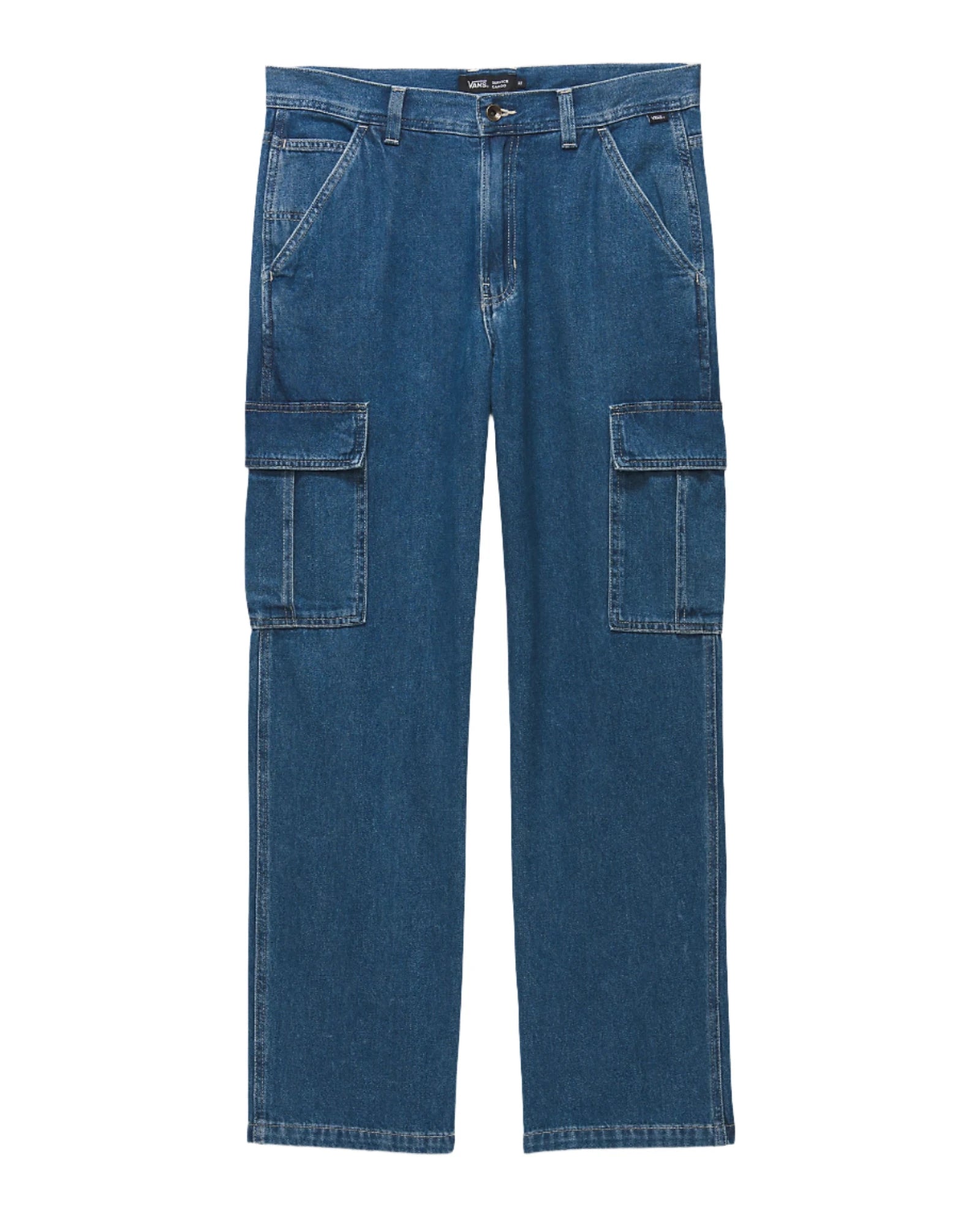 Service Cargo Loose Tappered Denim Pant* | Stonewash