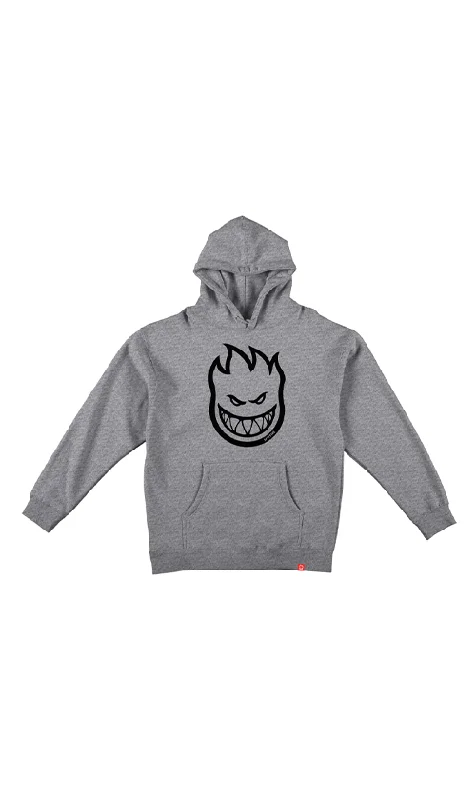 Hoodie for Everyday Use-Spitfire Bighead Youth Sweater Hoodie Heather/Black