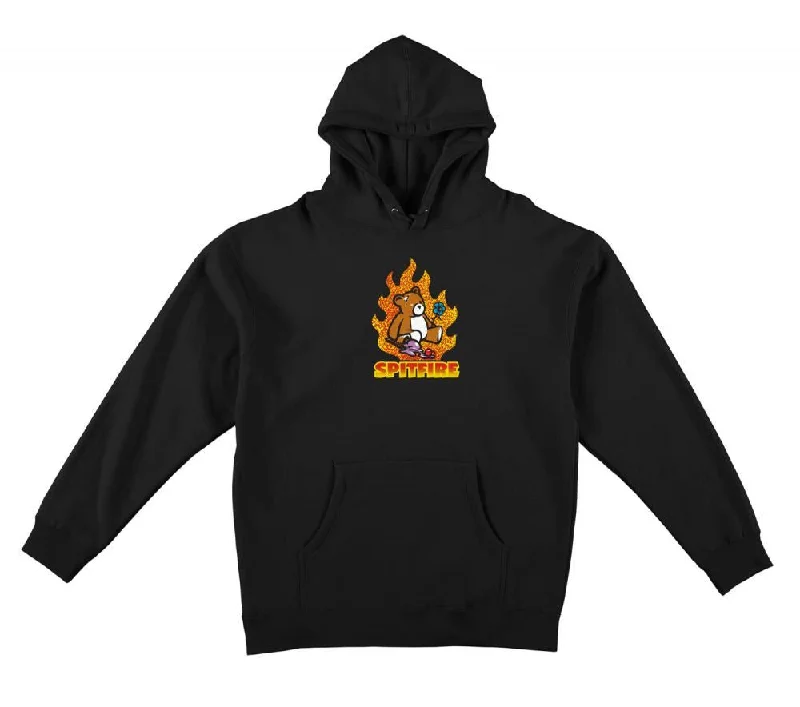 Best Hoodie for Men-Spitfire Hoody Lil Beatdowns - Black