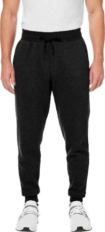 Under Armour 1317455 Men's Hustle Fleece Jogger Pant - Black White